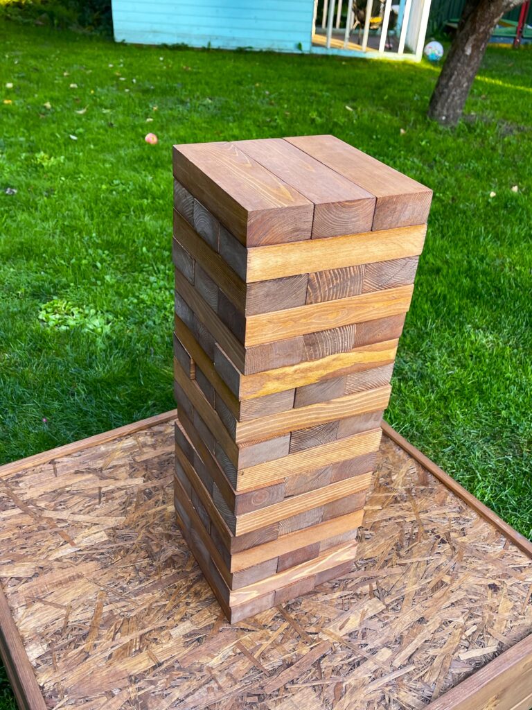 Lauko Jenga, žaidimų nuoma Šiauliuose