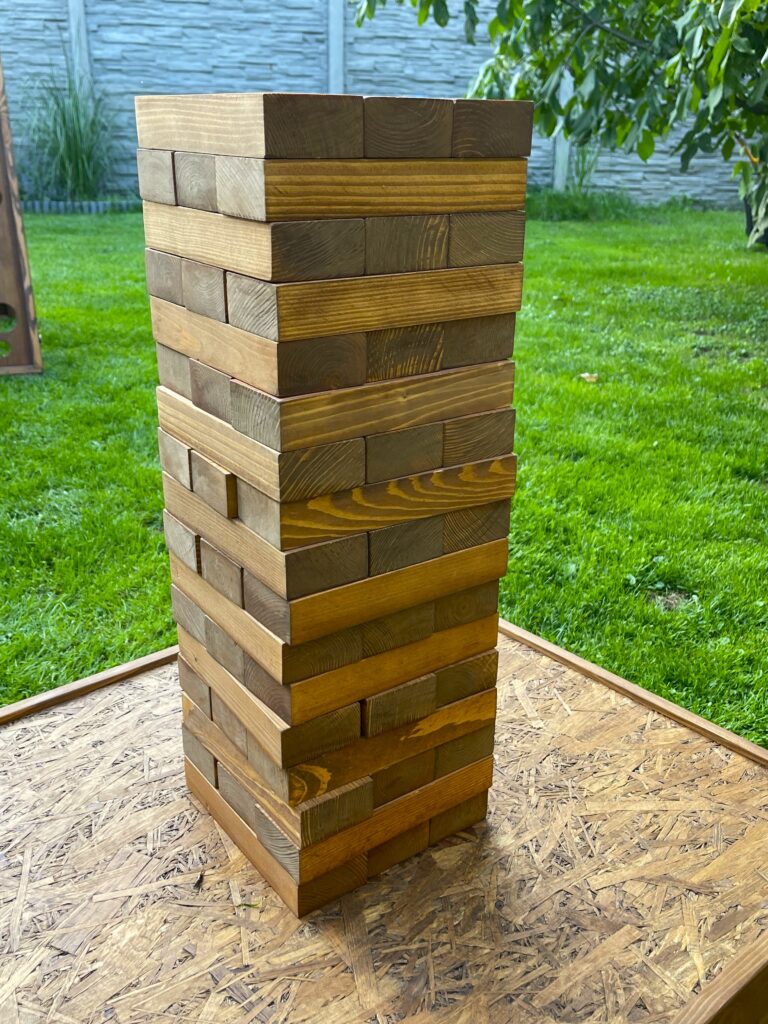 Lauko Jenga, žaidimų nuoma Šiauliuose