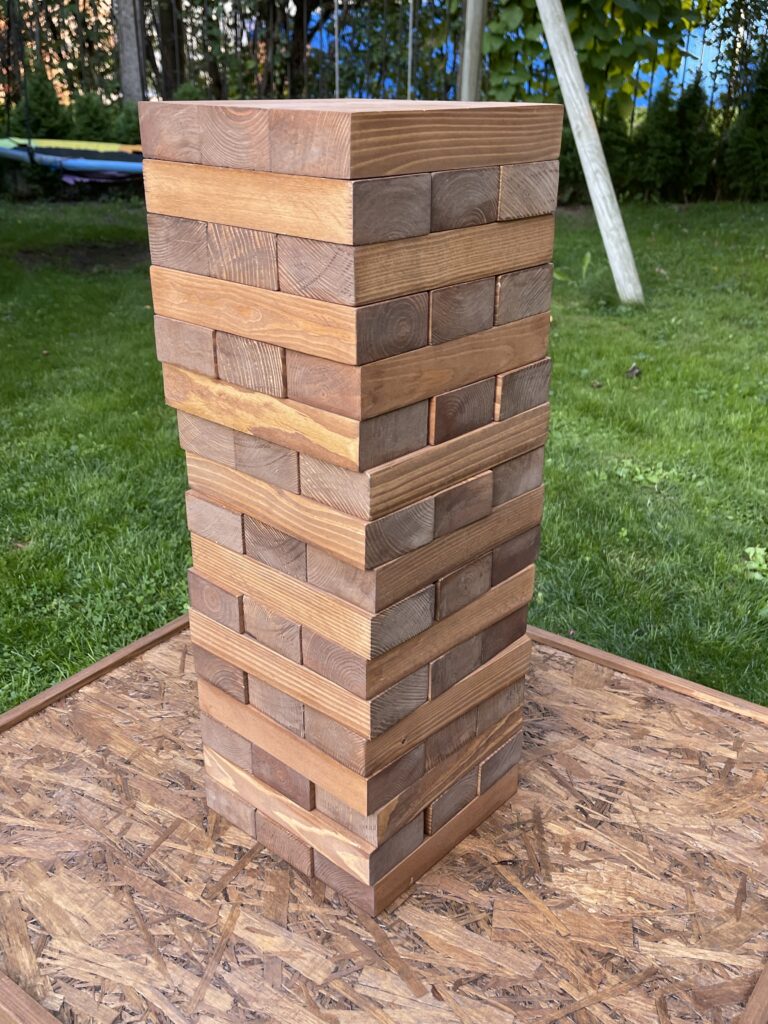 Lauko Jenga, žaidimų nuoma